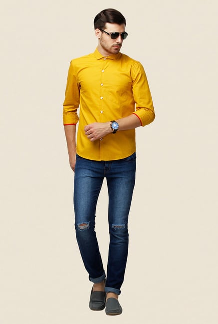 Yepme Yellow Erin Premium Shirt Yepme Yellow Erin Premium Shirt