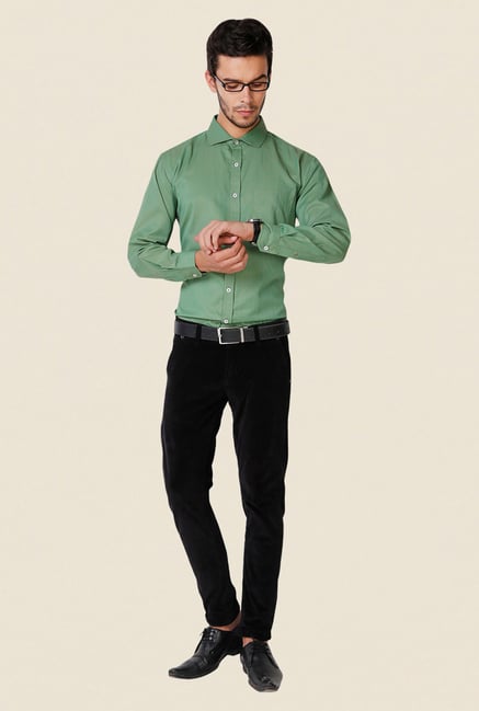 Yepme Green Rodrick Premium Regular Fit Shirt Yepme Green Rodrick Premium Regular Fit Shirt