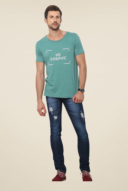 Yepme Green Janesen Premium Printed T Shirt Yepme Green Janesen Premium Printed T Shirt