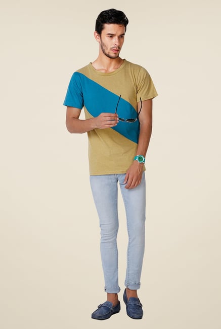 Yepme Yellow Stine Premium Solid T Shirt Yepme Yellow Stine Premium Solid T Shirt