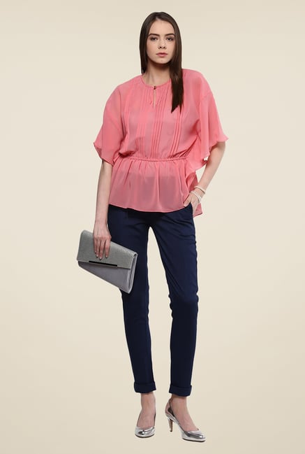 Yepme Ashling Pink Kimono Top Yepme Ashling Pink Kimono Top