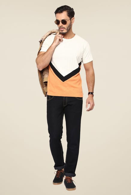 Yepme White Garin Premium Solid T Shirt Yepme White Garin Premium Solid T Shirt