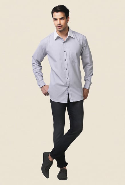 Yepme Grey Drake Shirt Yepme Grey Drake Shirt