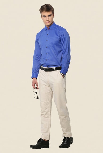 Yepme Blue Roswell Premium Shirt Yepme Blue Roswell Premium Shirt