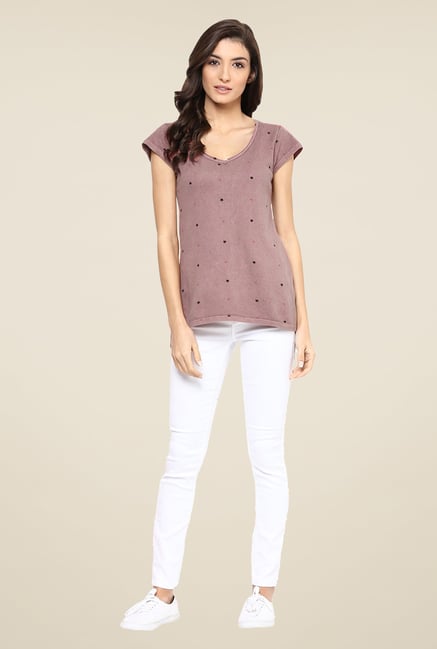 Yepme Melinda Brown Star Print Top Yepme Melinda Brown Star Print Top