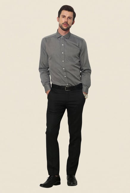 Yepme Grey Kari Premium Shirt Yepme Grey Kari Premium Shirt
