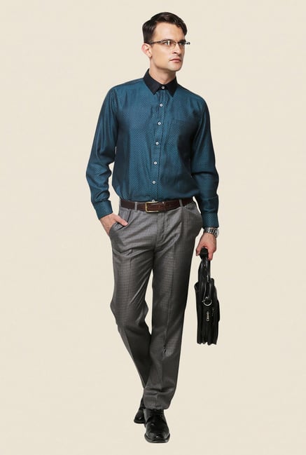 Yepme Green Printed Hanfred Premium Shirt Yepme Green Printed Hanfred Premium Shirt