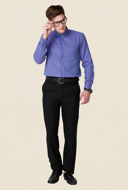 Yepme Blue Printed Scanton Premium Shirt Yepme Blue Printed Scanton Premium Shirt