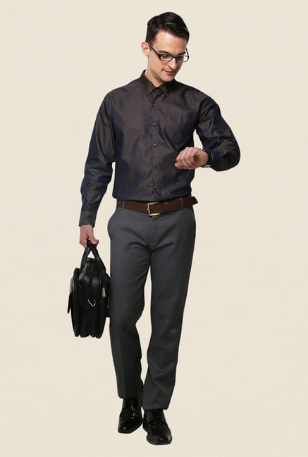 Yepme Purple Blend Schaffer Premium Shirt Yepme Purple Blend Schaffer Premium Shirt