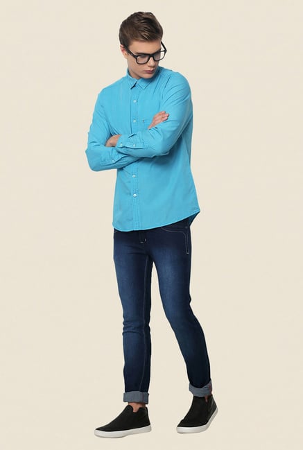 Yepme Aqua Hossman Premium Shirt Yepme Aqua Hossman Premium Shirt