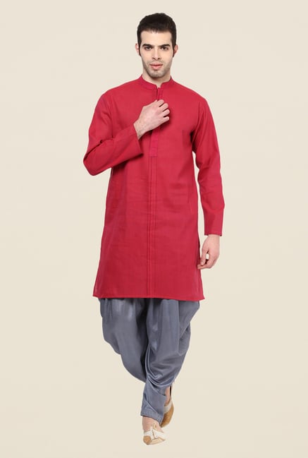 Yepme Fuchsia Davor Solid Kurta Yepme Fuchsia Davor Solid Kurta