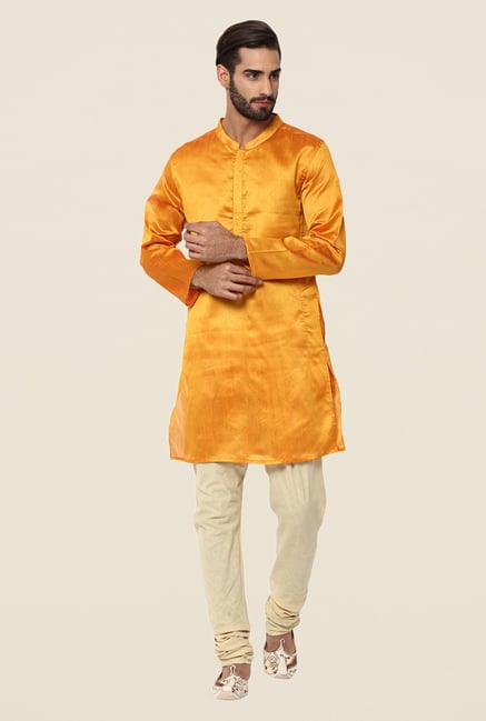 Yepme Orange Wright Solid Kurta Yepme Orange Wright Solid Kurta