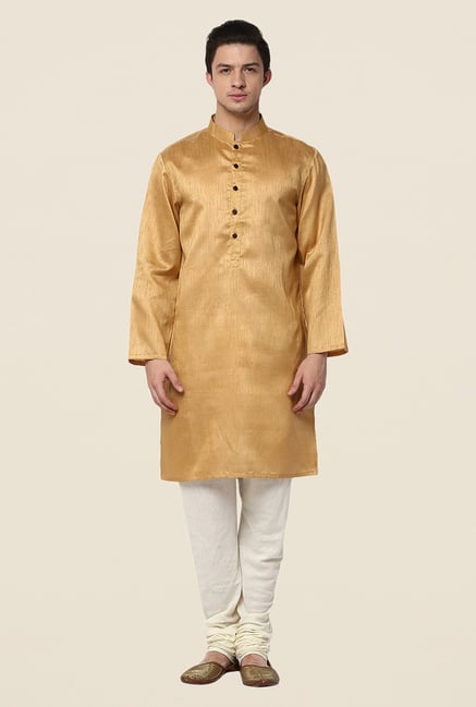 Yepme Gold Wesley Solid Kurta Yepme Gold Wesley Solid Kurta