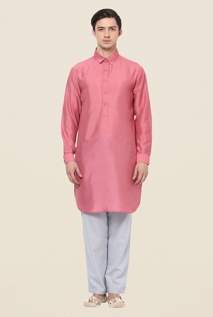 Yepme Peach Rubin Solid Kurta Yepme Peach Rubin Solid Kurta