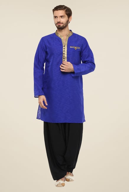 Yepme Blue Norris Solid Kurta Yepme Blue Norris Solid Kurta