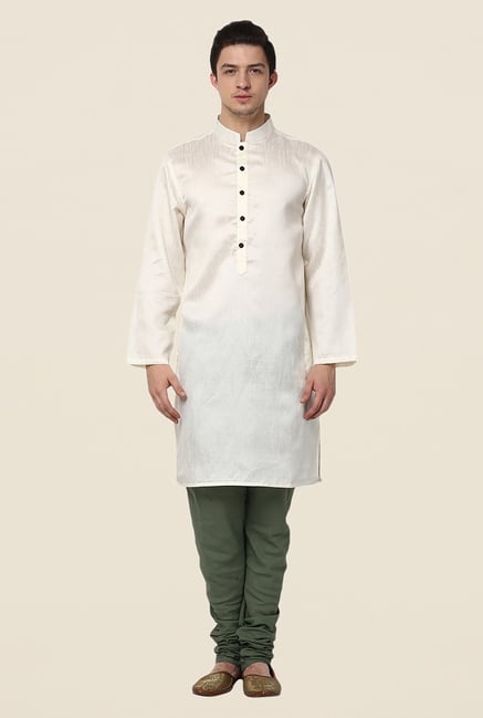 Yepme Off White Wesley Solid Kurta Yepme Off White Wesley Solid Kurta