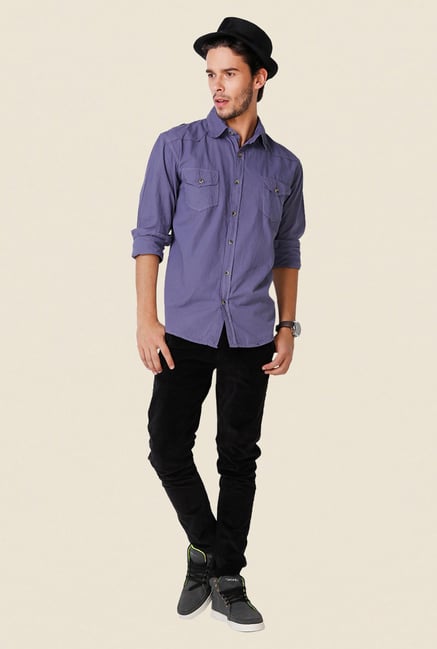 Yepme Purple Freddo Premium Shirt Yepme Purple Freddo Premium Shirt
