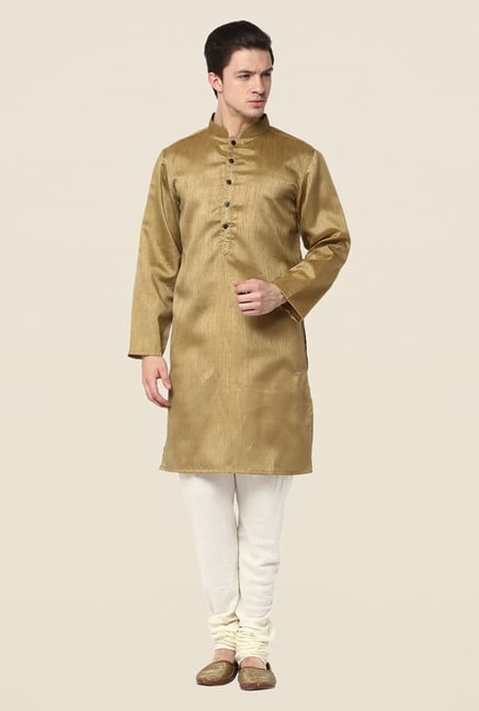 Yepme Khaki Wesley Solid Kurta Yepme Khaki Wesley Solid Kurta