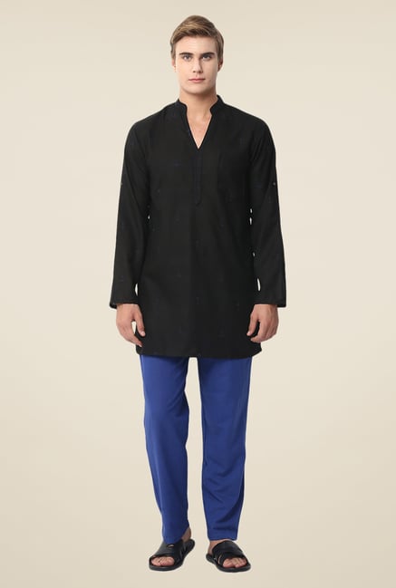 Yepme Black Jamie Embroidered Kurta Yepme Black Jamie Embroidered Kurta
