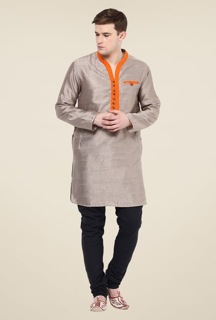 Yepme Grey Norris Solid Kurta Yepme Grey Norris Solid Kurta