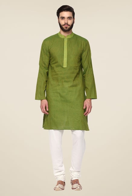 Yepme Green Bruce Striped Kurta Yepme Green Bruce Striped Kurta