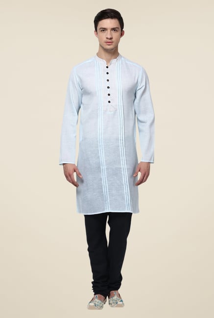 Yepme Blue Alexus Solid Kurta Yepme Blue Alexus Solid Kurta