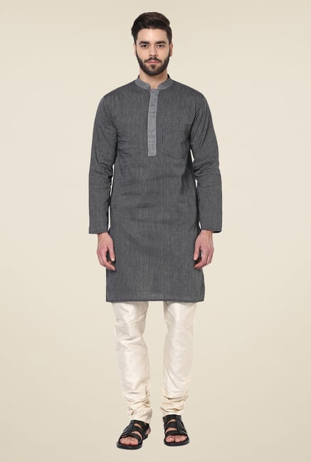Yepme Black Bruce Striped Kurta Yepme Black Bruce Striped Kurta