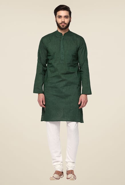 Yepme Green Bruce Striped Kurta Yepme Green Bruce Striped Kurta