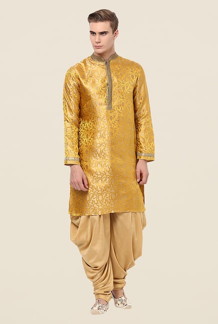 Yepme Gold Thomas Printed Kurta Yepme Gold Thomas Printed Kurta