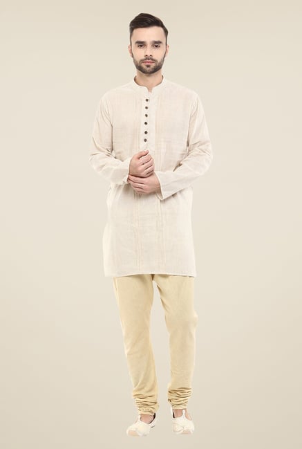 Yepme Beige Brad Striped Kurta Yepme Beige Brad Striped Kurta