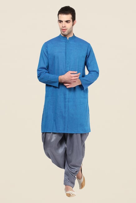 Yepme Blue Davor Solid Kurta Yepme Blue Davor Solid Kurta