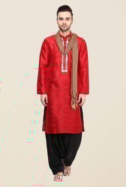 Yepme Red Jerome Solid Kurta Yepme Red Jerome Solid Kurta