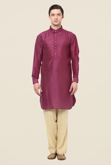 Yepme Purple Rubin Solid Kurta Yepme Purple Rubin Solid Kurta