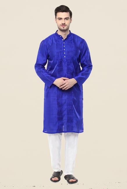 Yepme Blue Dellon Solid Kurta Yepme Blue Dellon Solid Kurta