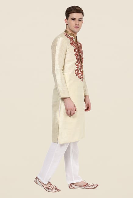 Yepme Beige Embroidered Kurta Yepme Beige Embroidered Kurta