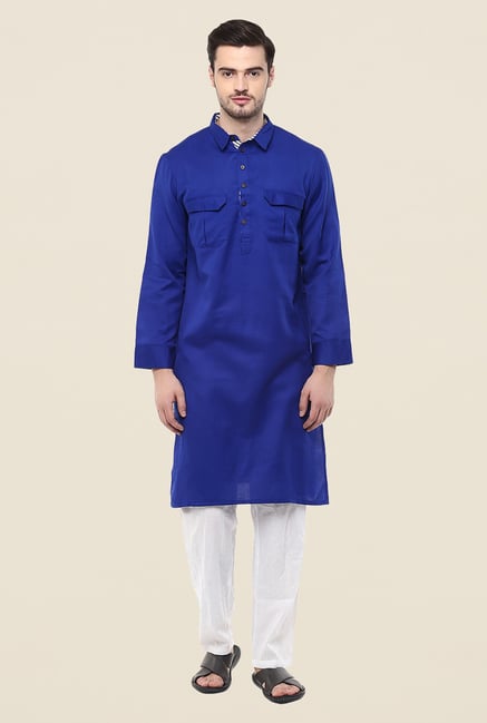 Yepme Blue Ashes Solid Kurta Yepme Blue Ashes Solid Kurta