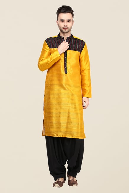 Yepme Yellow Grayson Printed Cotton Kurta Yepme Yellow Grayson Printed Cotton Kurta