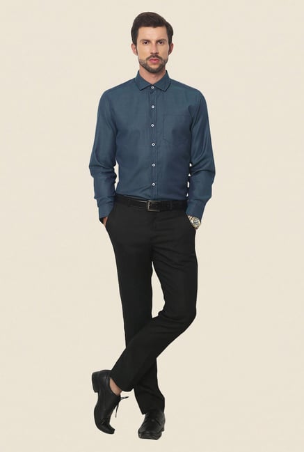 Yepme Blue Hamlett Premium Shirt Yepme Blue Hamlett Premium Shirt