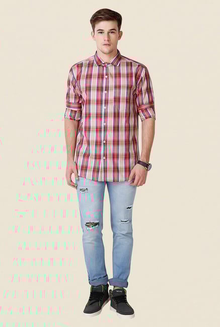 Yepme Beige Wilmar Premium Shirt Yepme Beige Wilmar Premium Shirt