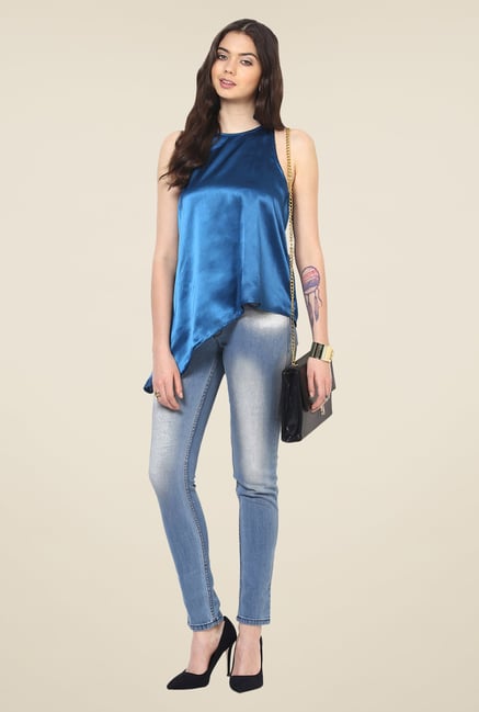 Yepme Jennifer Blue Party Top Yepme Jennifer Blue Party Top