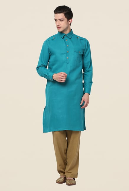 Yepme Blue Rooney Solid Kurta Yepme Blue Rooney Solid Kurta