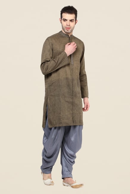 Yepme Brown Davor Solid Kurta Yepme Brown Davor Solid Kurta
