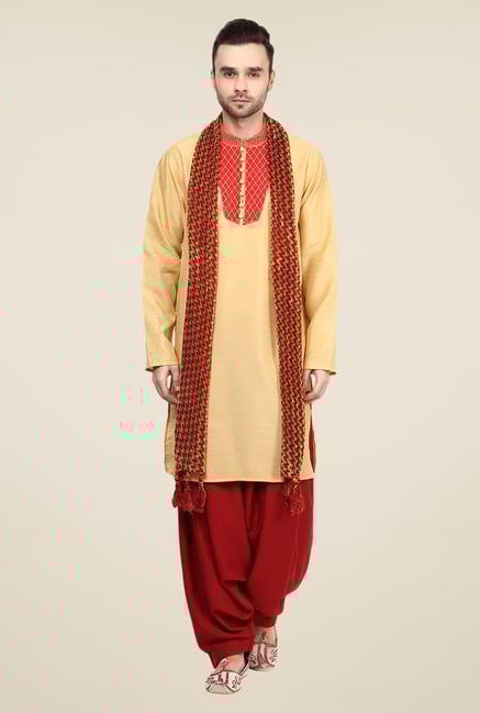 Yepme Beige Laster Solid Kurta Yepme Beige Laster Solid Kurta
