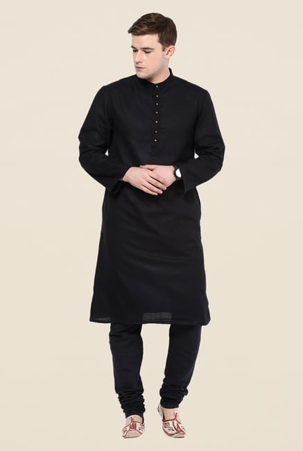 Yepme Black Solid Kurta Yepme Black Solid Kurta