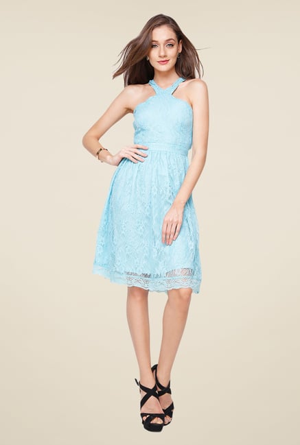Yepme Sky Blue Kylie Lace Dress Yepme Sky Blue Kylie Lace Dress
