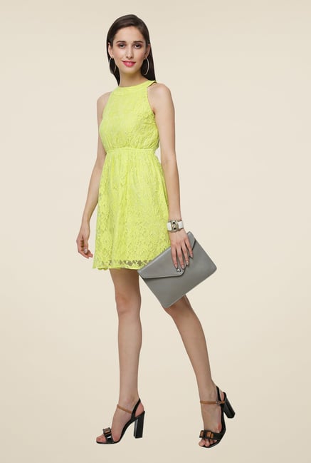 Yepme Green Eliza Lace Dress Yepme Green Eliza Lace Dress