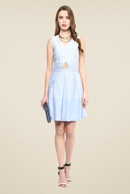 Yepme Blue Ebony Checks Dress Yepme Blue Ebony Checks Dress