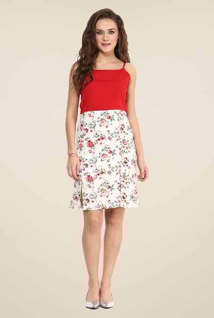 Yepme Red Flavia Slip Floral Print Dress Yepme Red Flavia Slip Floral Print Dress