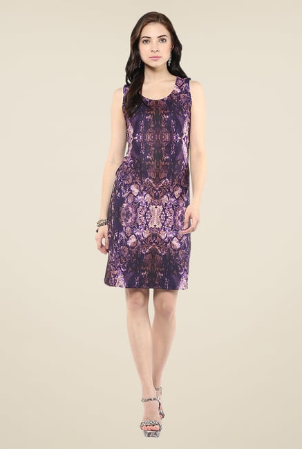 Yepme Purple Digital Printed Dress Yepme Purple Digital Printed Dress