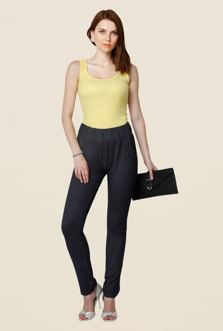 Yepme Regina Navy Solid Jeggings Yepme Regina Navy Solid Jeggings